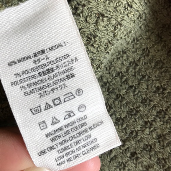 Free People Kate Thermal Top long sleeve in green - Picture 8 of 8